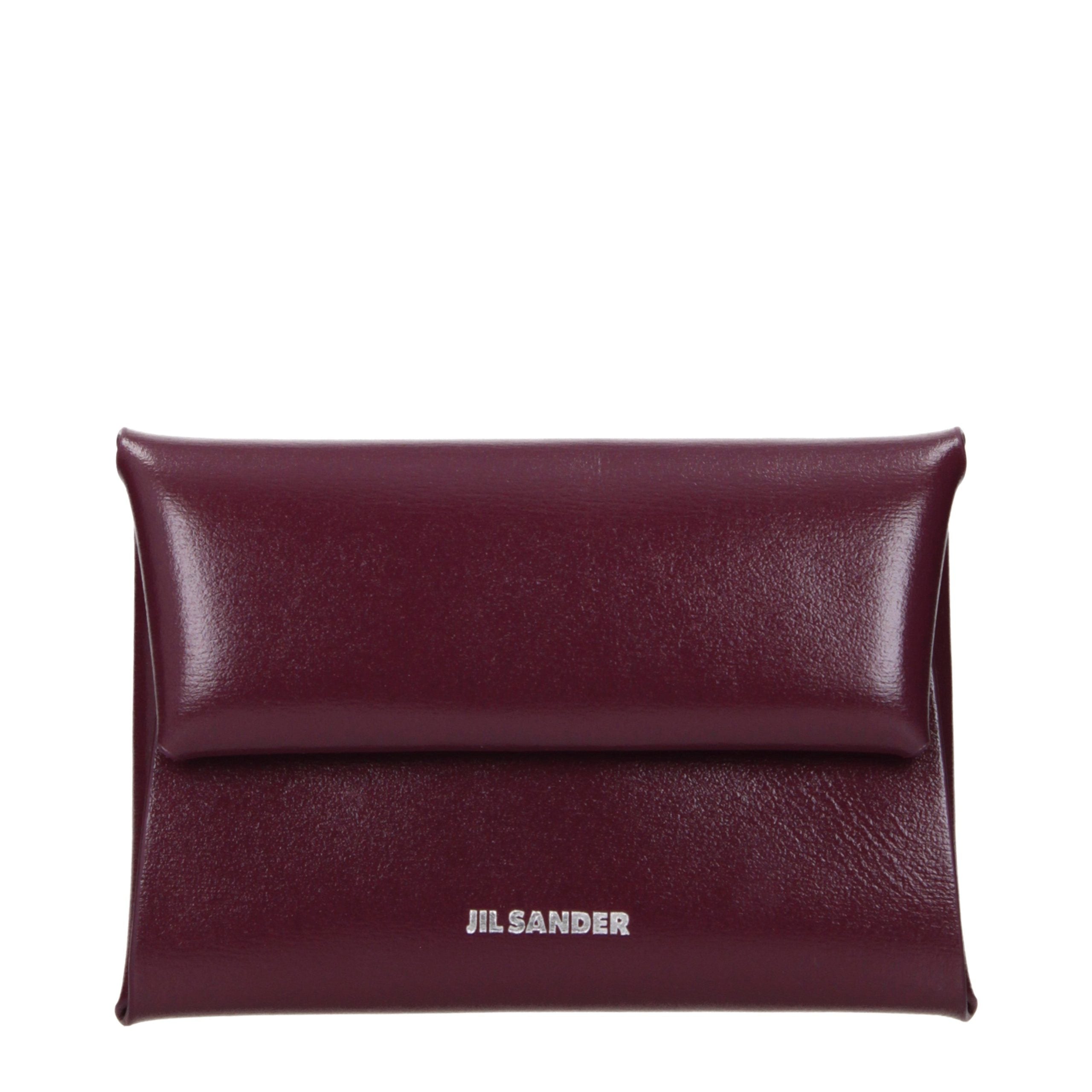 Jil Sander Red Leather Coin Purse