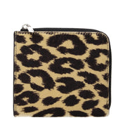 Jil Sander Beige Pony Skin Wallets