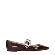 Jimmy Choo Red Patent Leather Ballet Flats