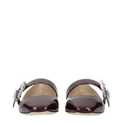 Jimmy Choo Red Patent Leather Ballet Flats