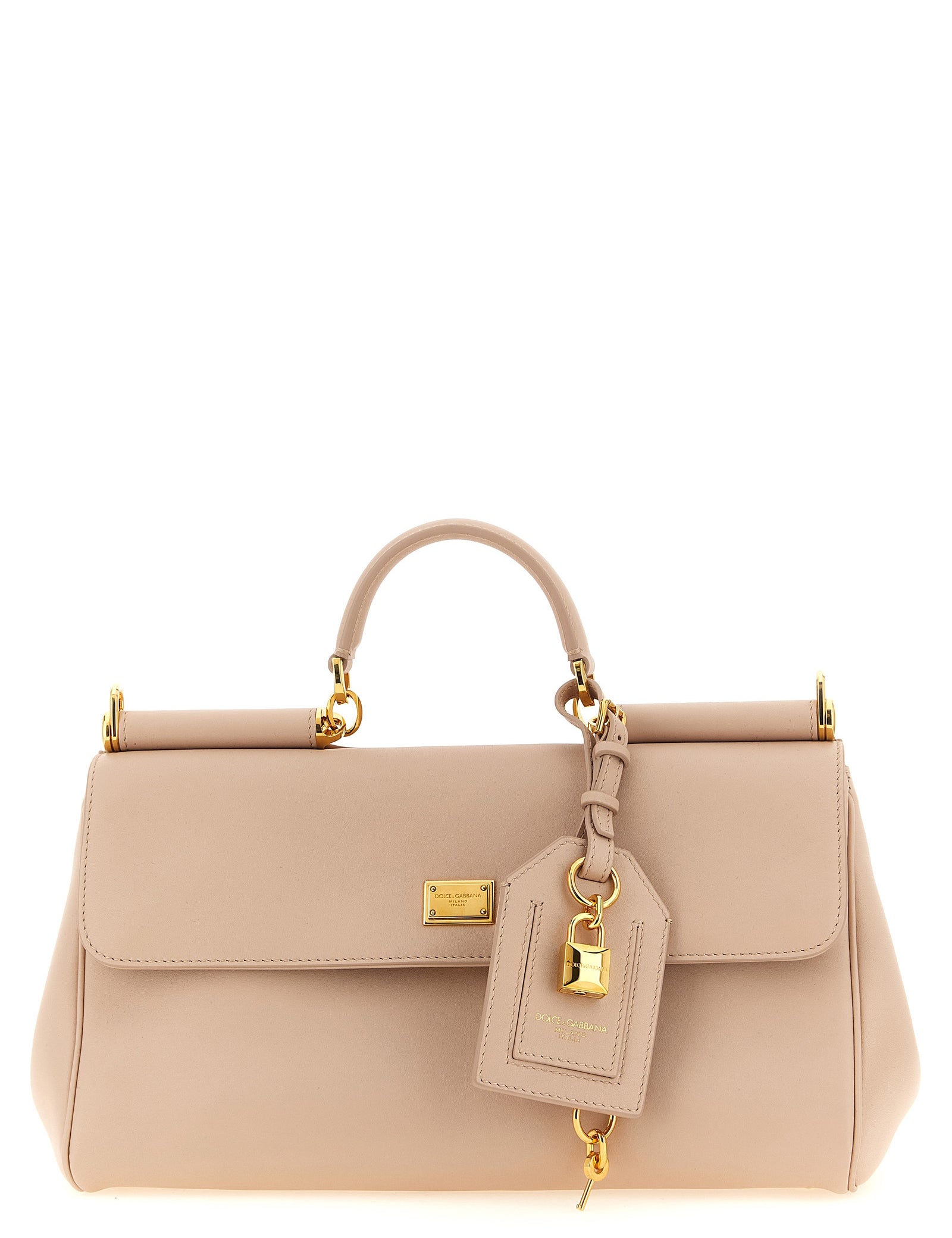 Dolce & Gabbana Pink Leather Handbag