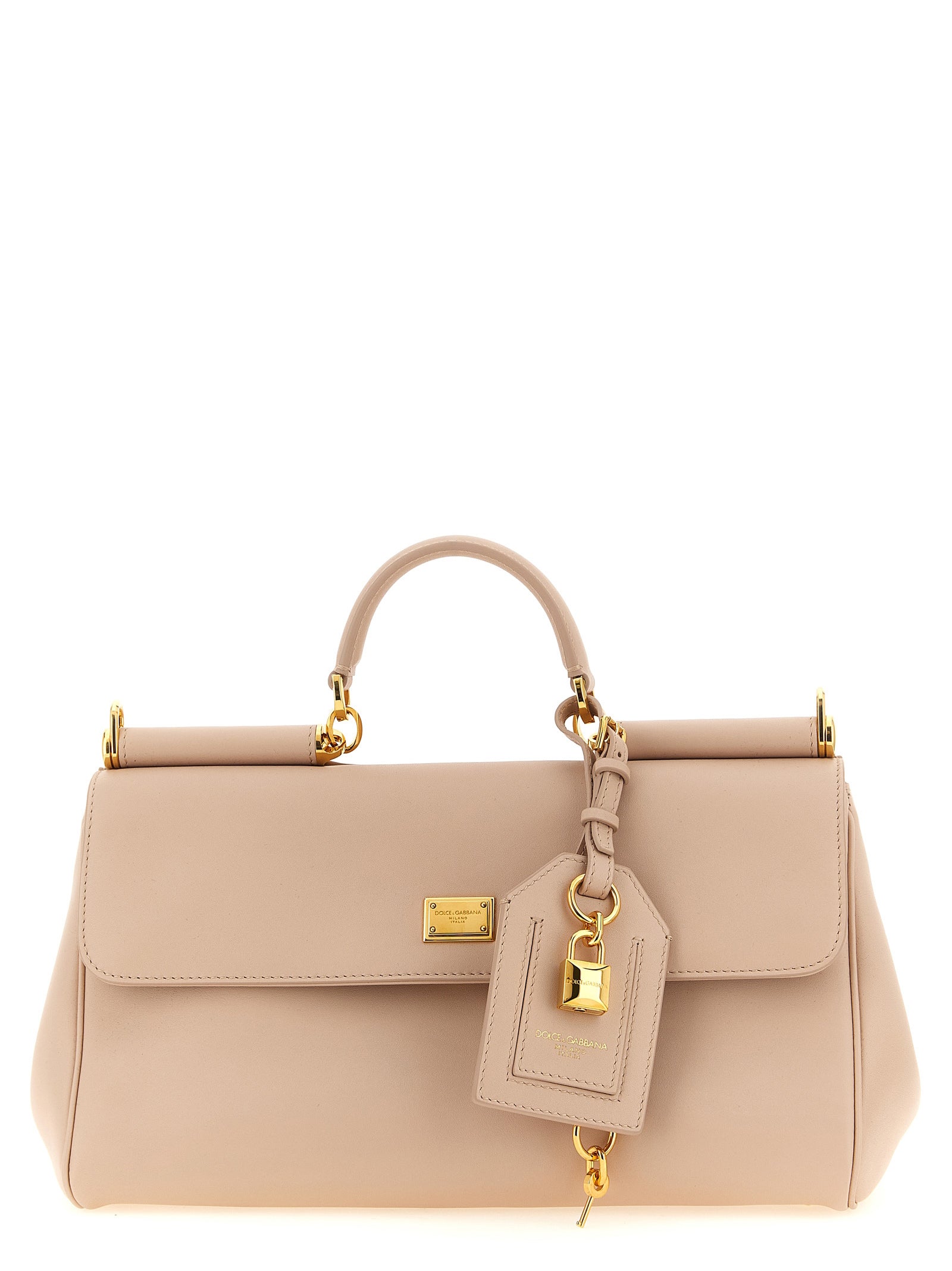 Dolce & Gabbana Pink Leather Handbag