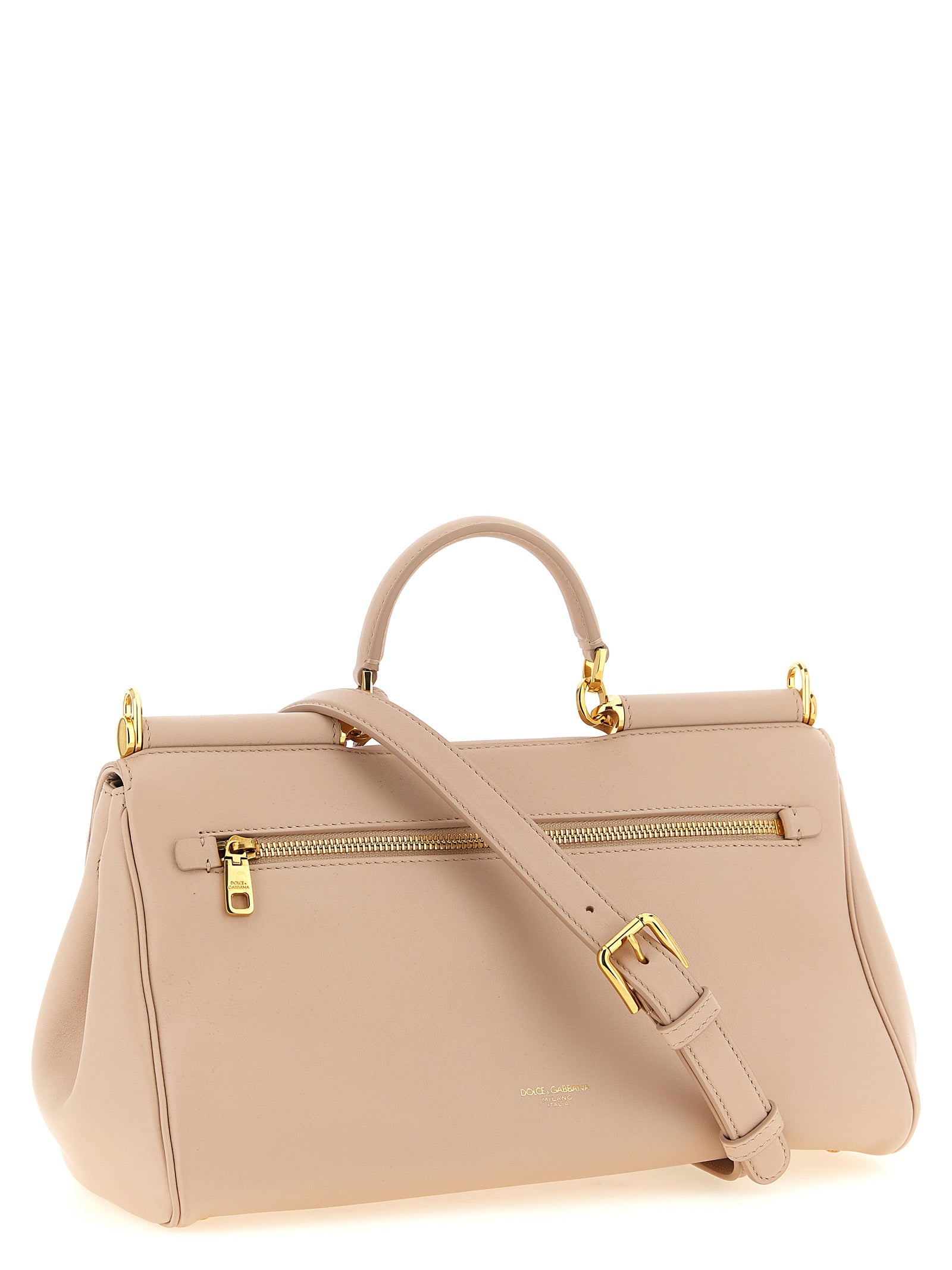 Dolce & Gabbana Pink Leather Handbag