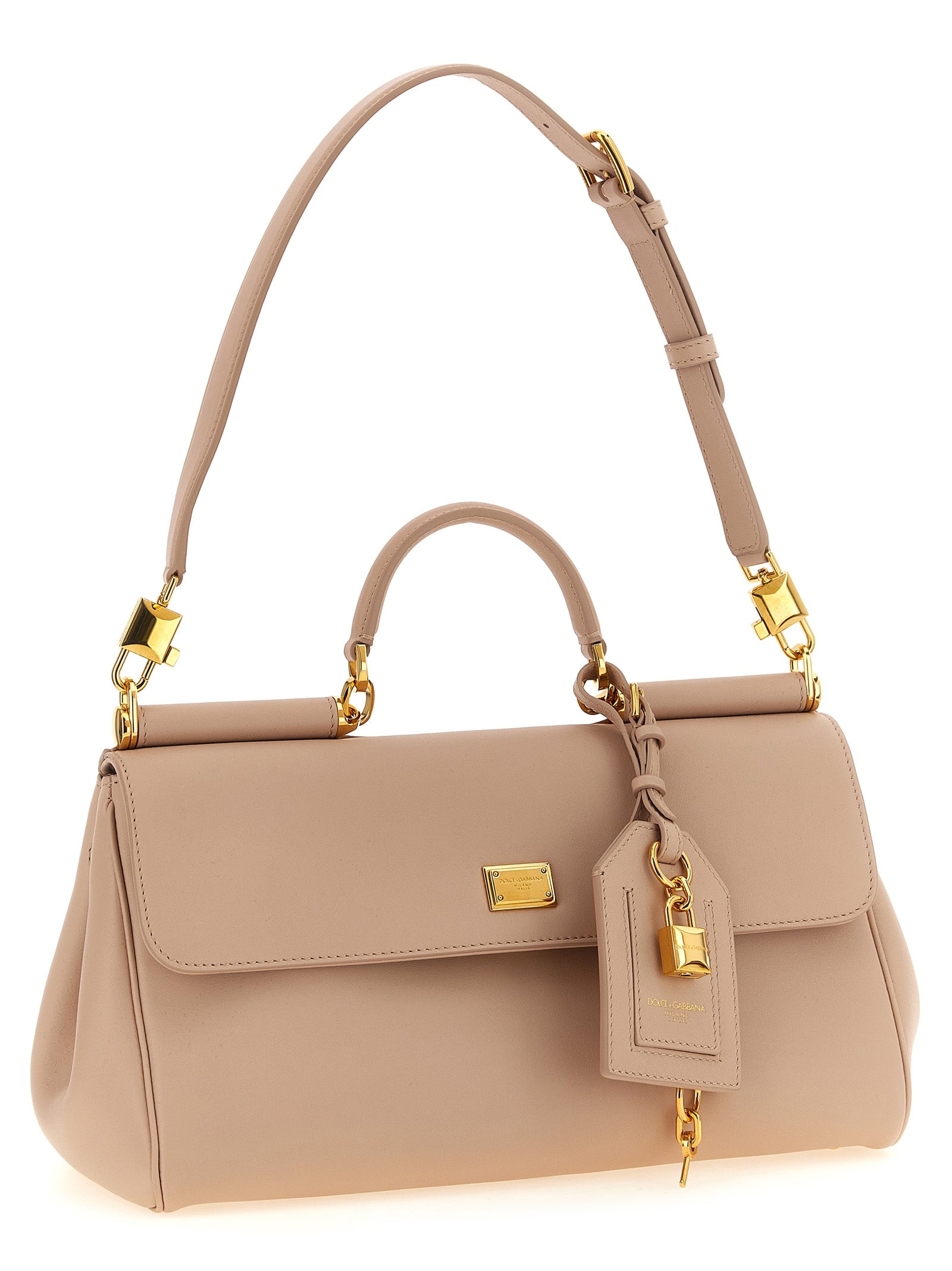 Dolce & Gabbana Pink Leather Handbag