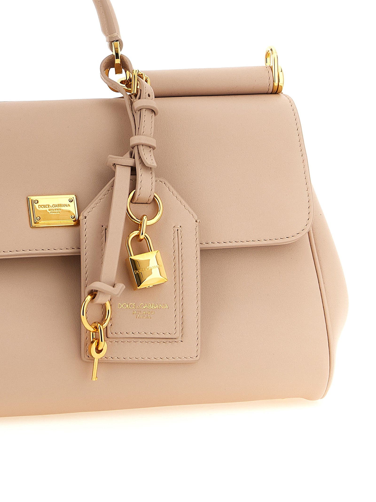 Dolce & Gabbana Pink Leather Handbag