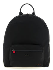 Kiton Black Polyamide Backpack