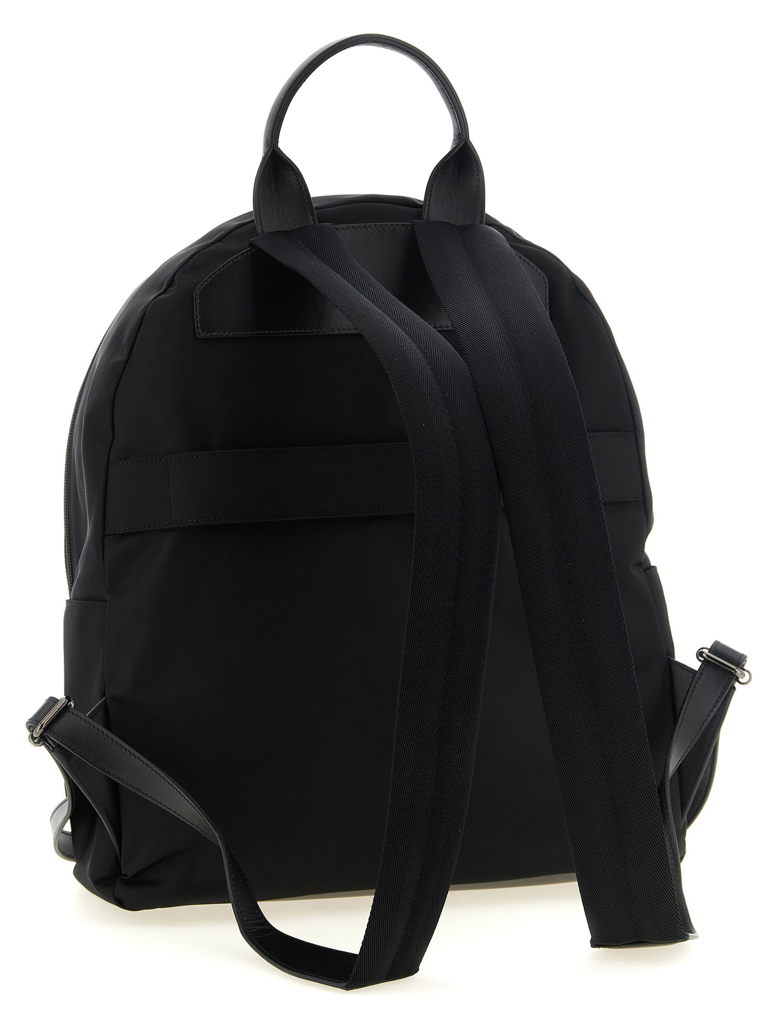 Kiton Black Polyamide Backpack