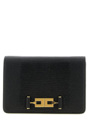 Elisabetta Franchi Black Polyester Clutch Bag