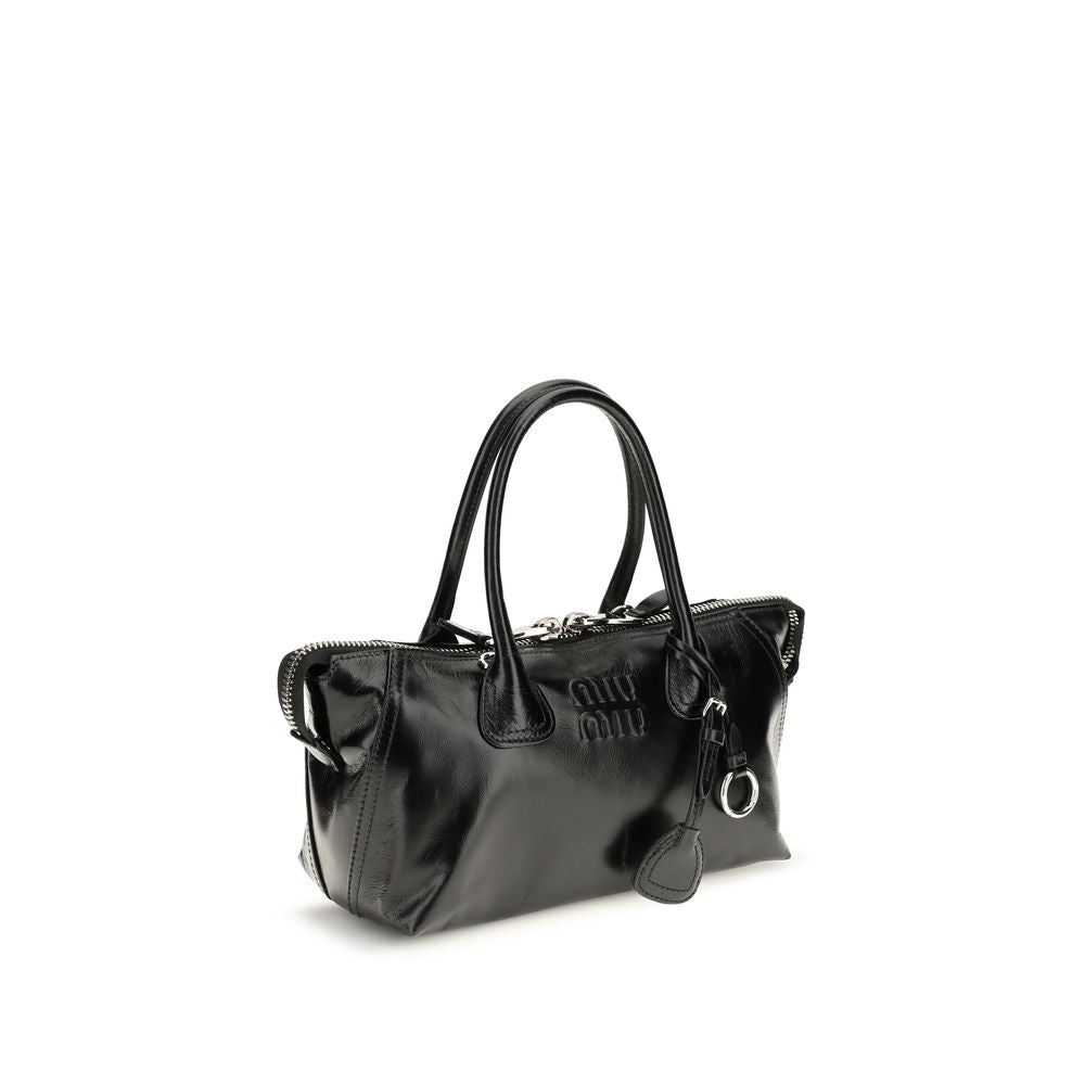 Miu Miu Black Calf Leather Handbag