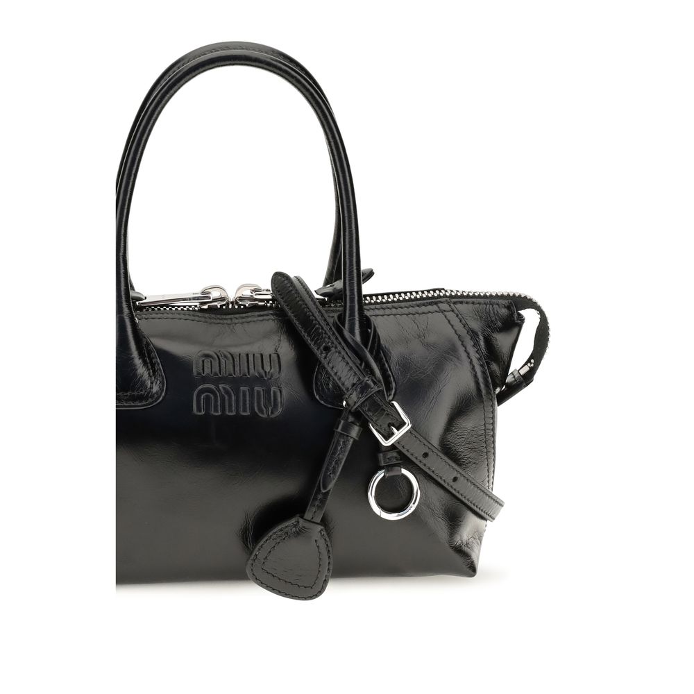 Miu Miu Black Calf Leather Handbag