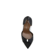 Giuseppe Zanotti Black Satin Mules Sandals