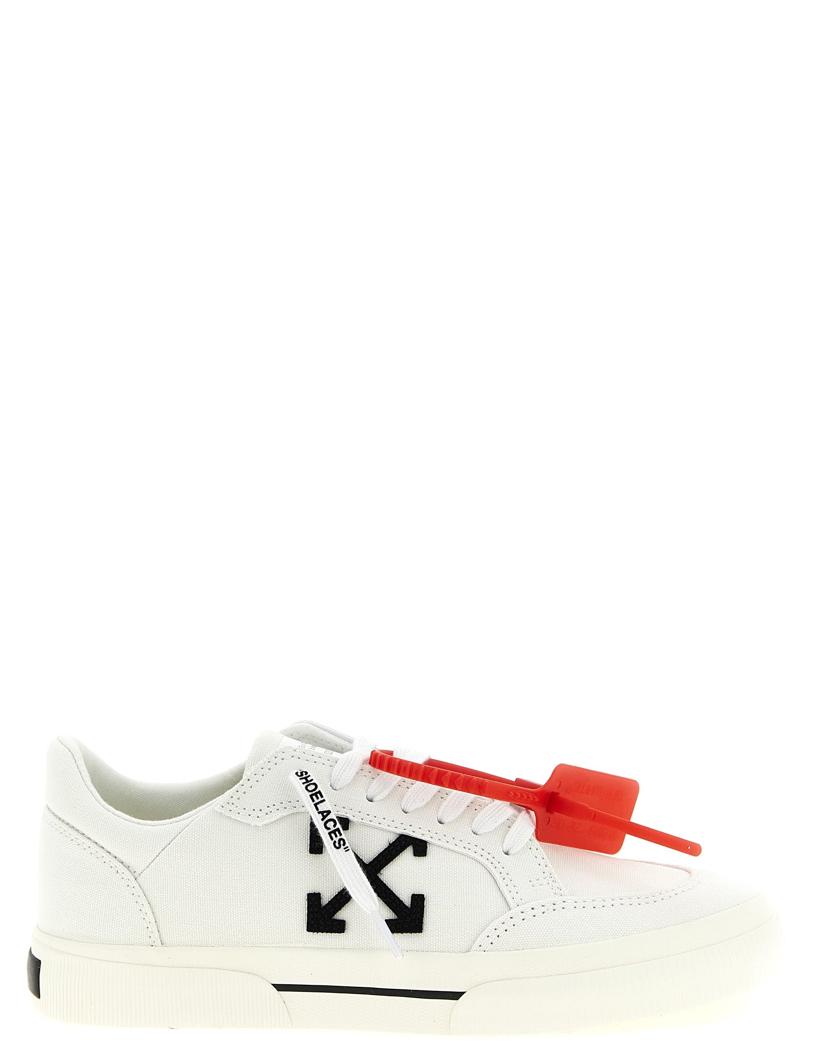 Black Cotton Low Top Sneakers
