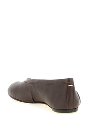 Maison Margiela Brown Lamb Leather Ballet Flats