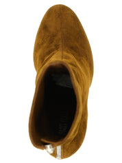 Paris Texas Brown Calfskin Ankle Boots