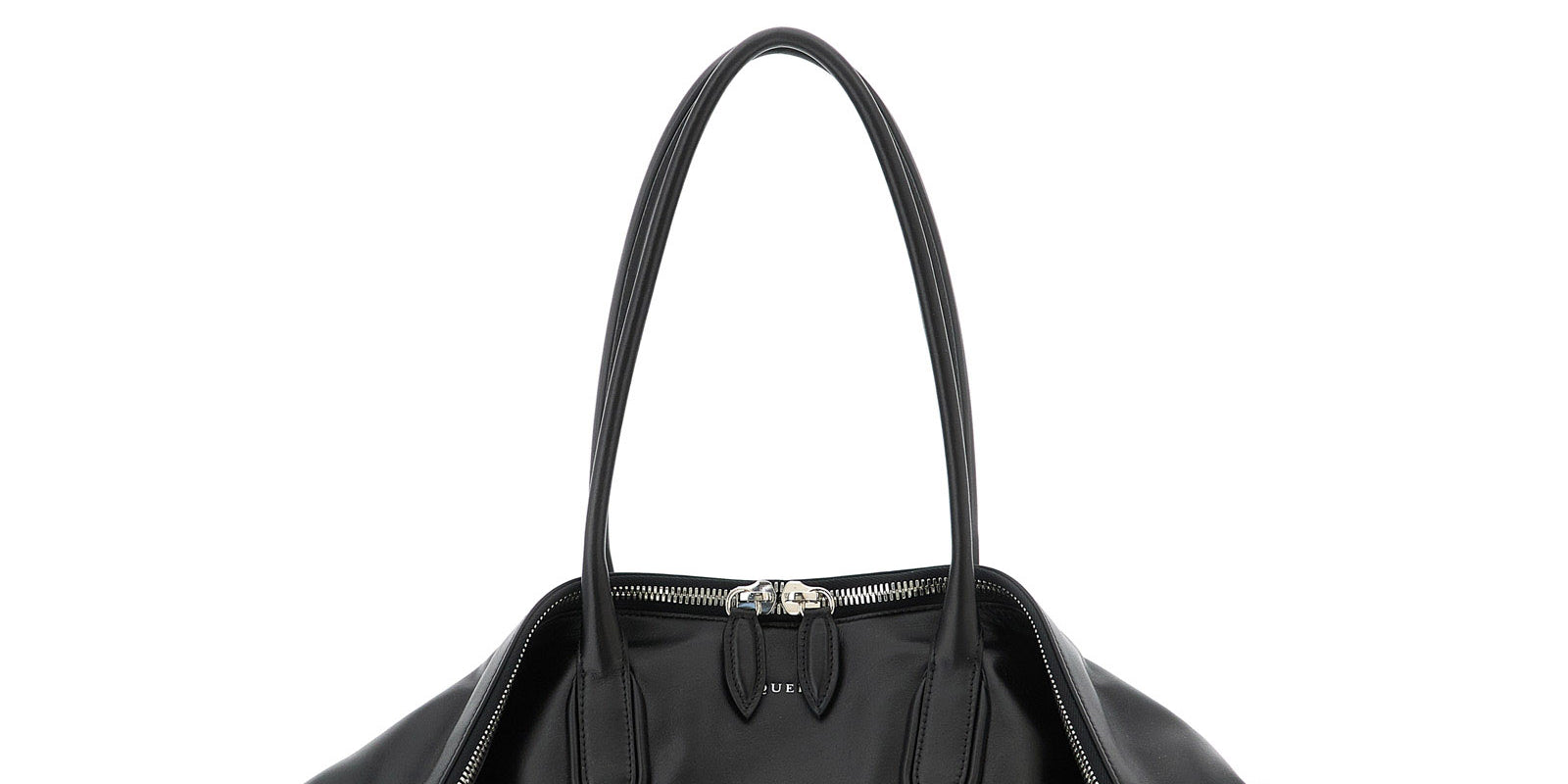 Alexander McQueen Black Calfskin Shoulder Bag