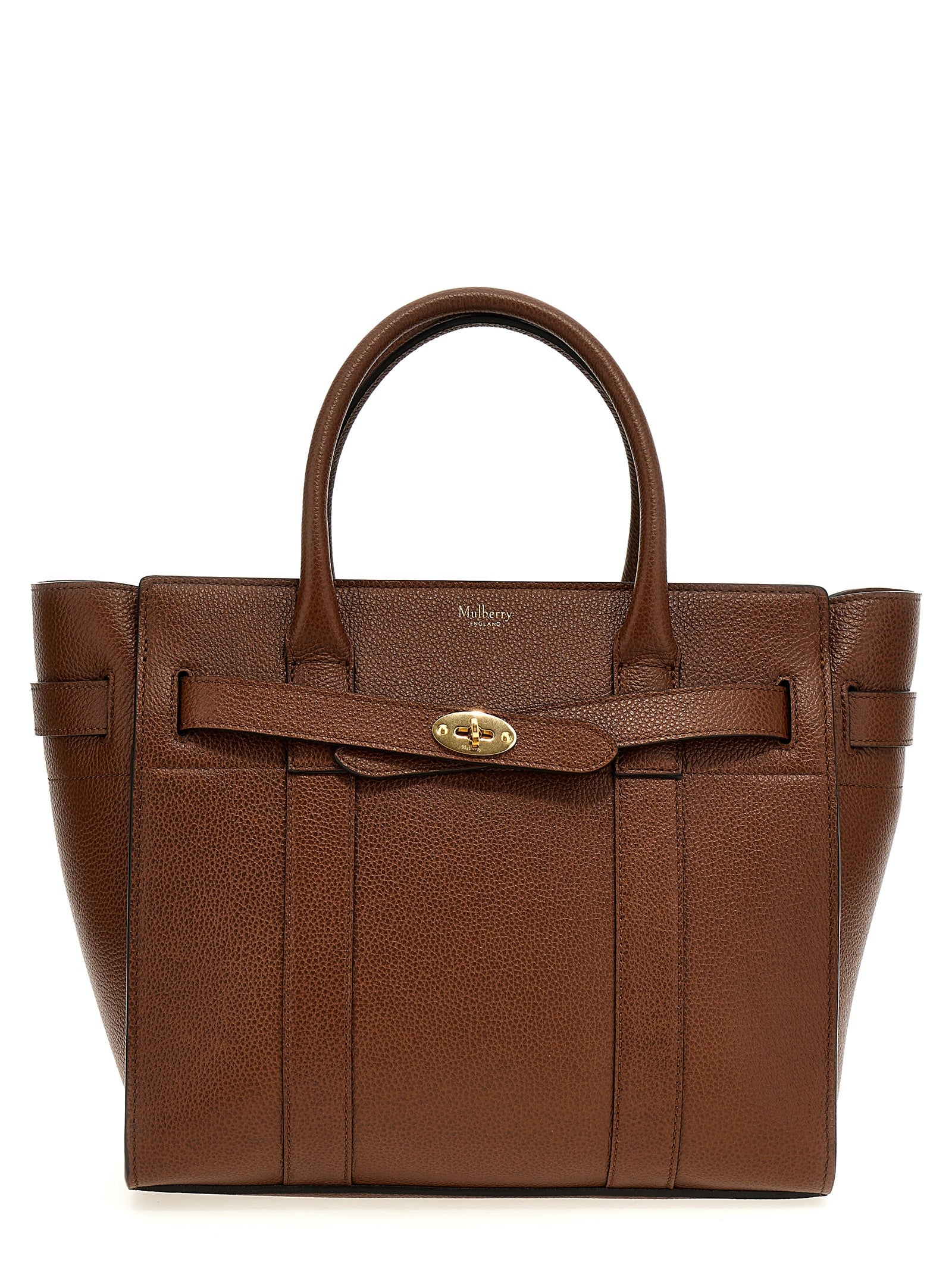Mulberry Brown Leather Tote Bag