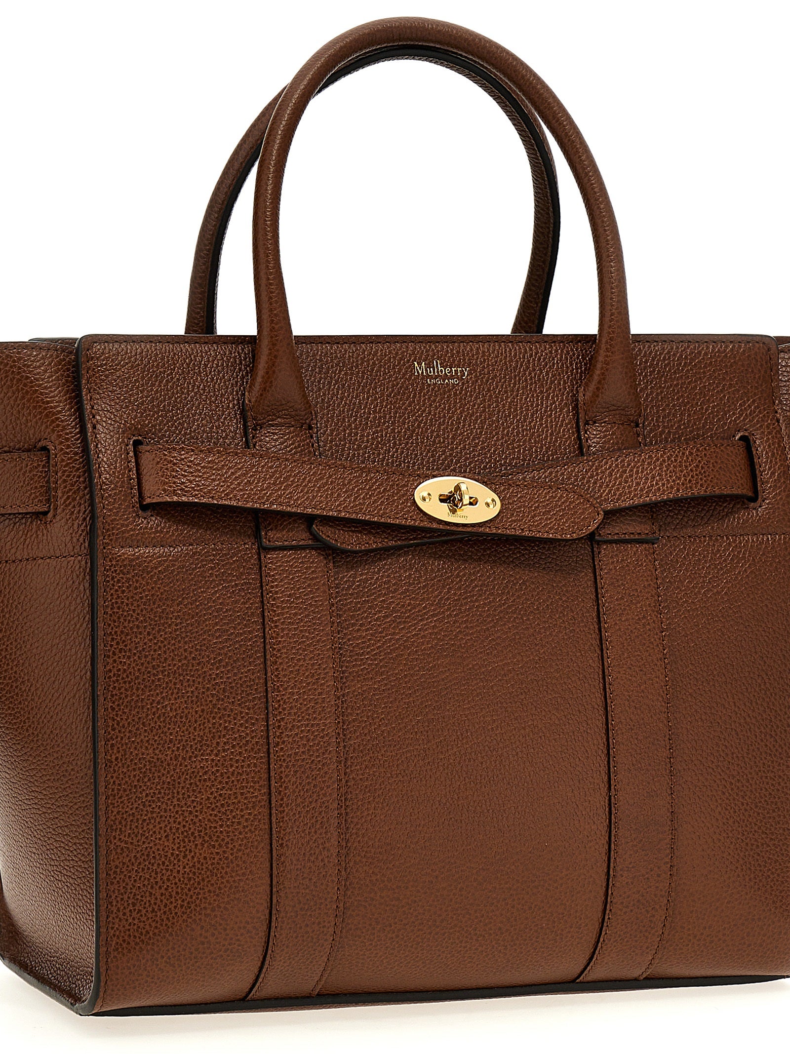 Mulberry Brown Leather Tote Bag