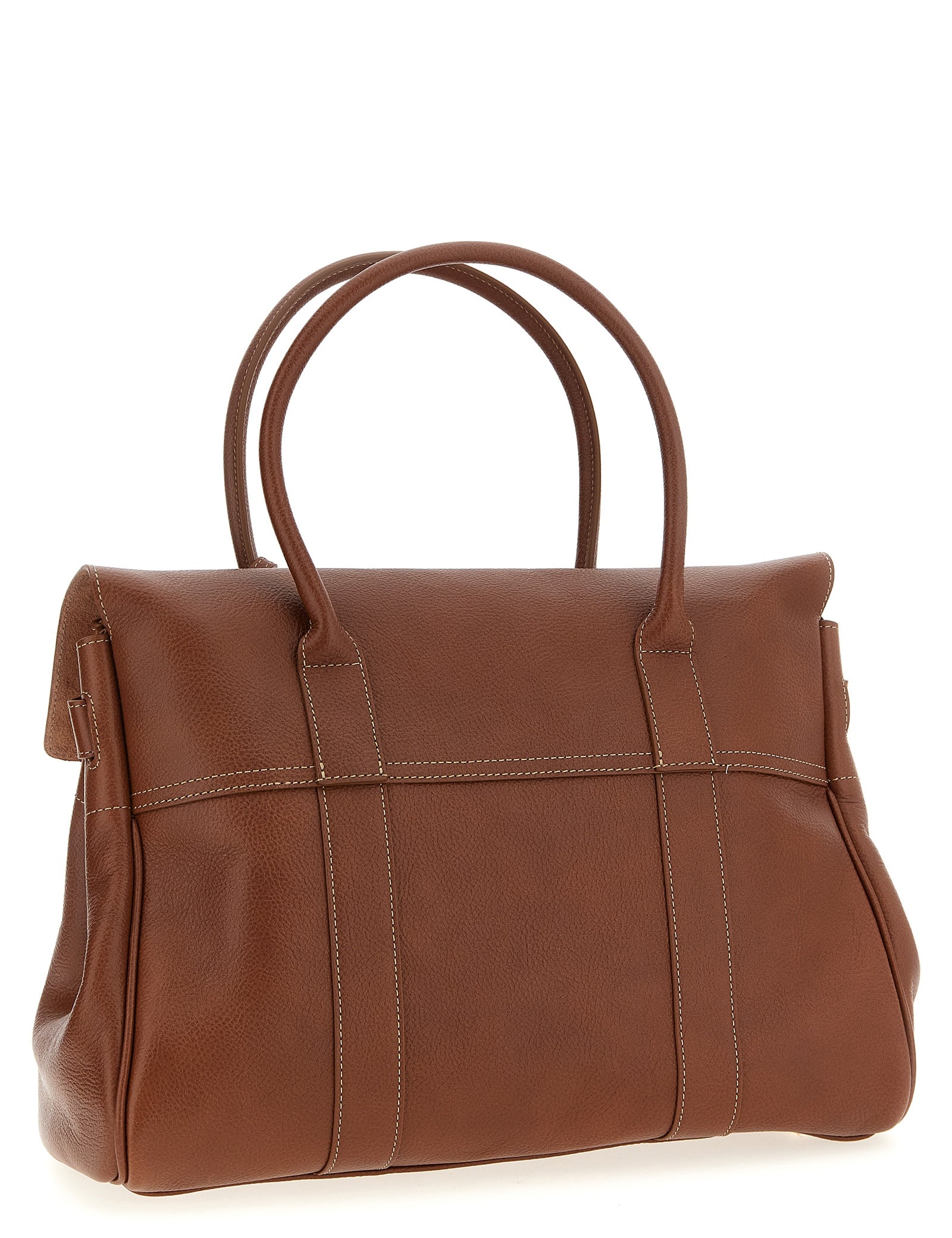 Mulberry Brown Calfskin Shoulder Bag