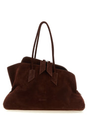 The Attico Brown Suede Shoulder Bag