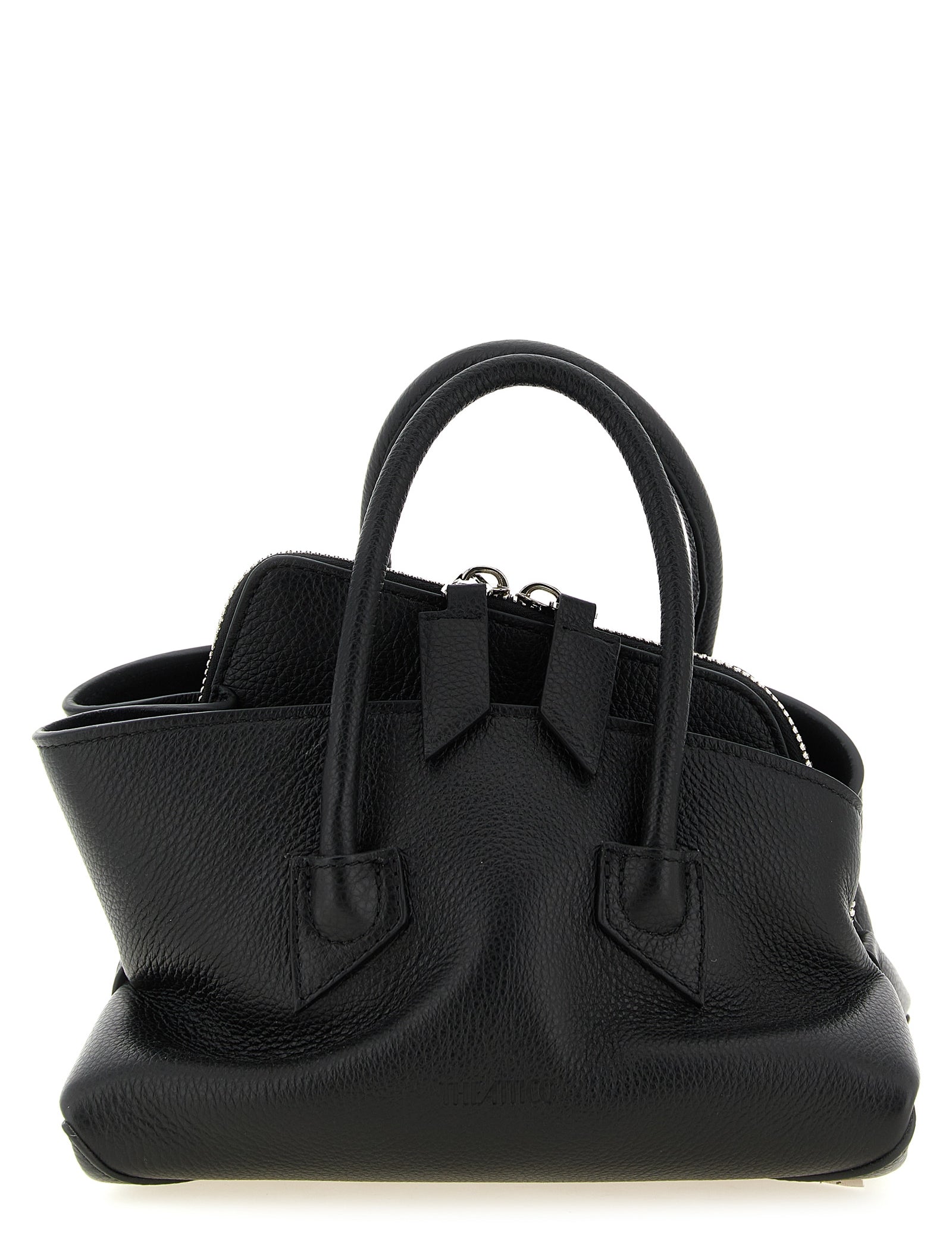 The Attico Black Leather Handbag