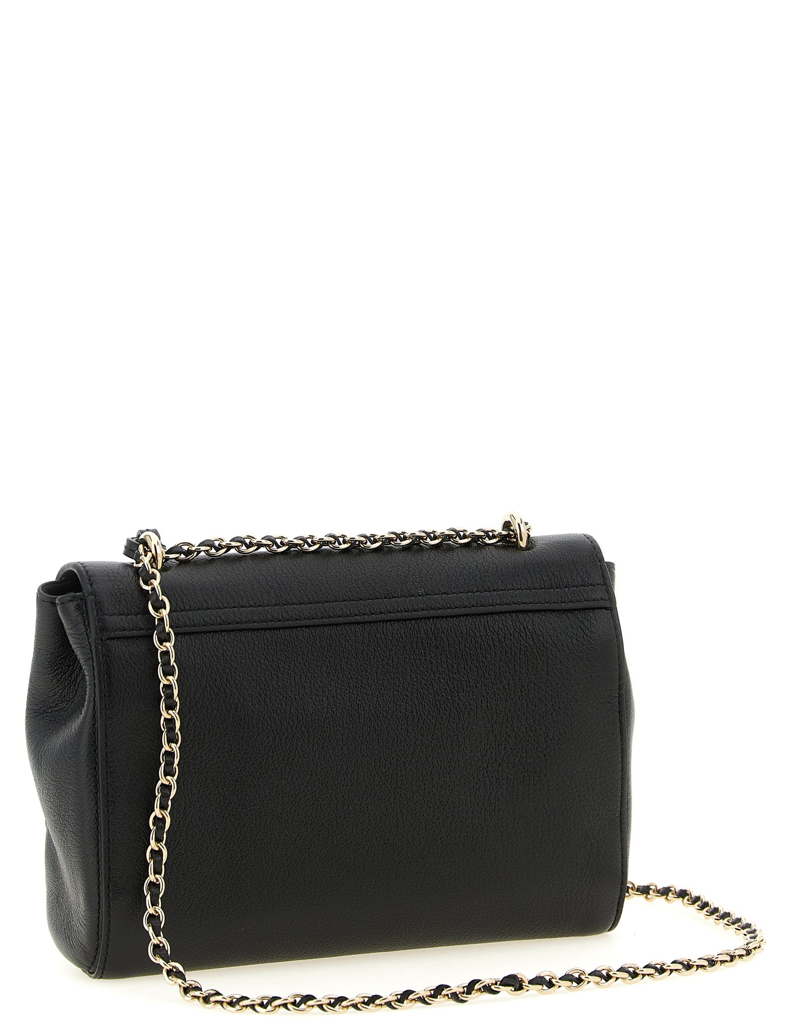 Mulberry Black Goatskin Crossbody Bag
