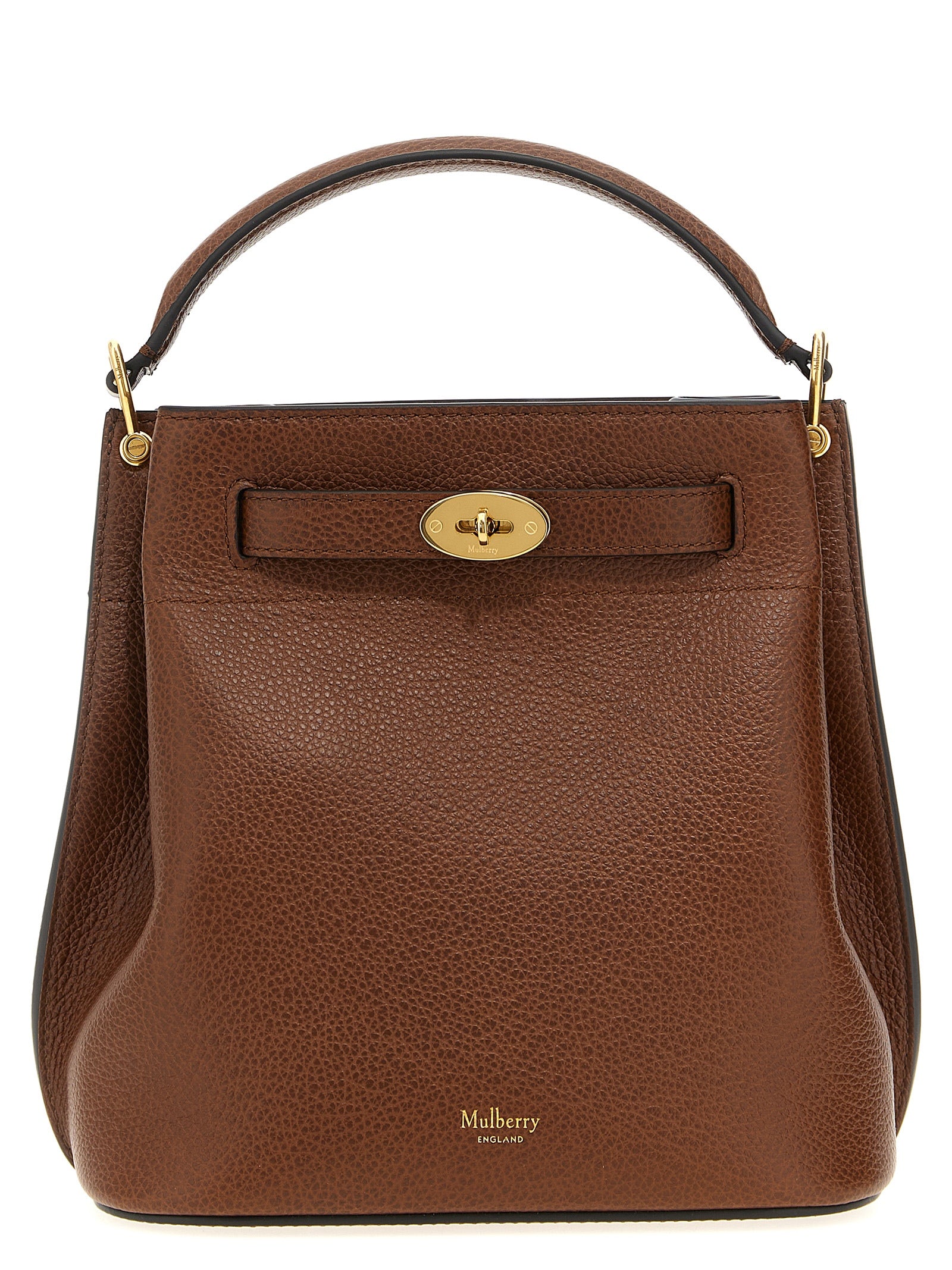 Mulberry Brown Calfskin Crossbody Bag