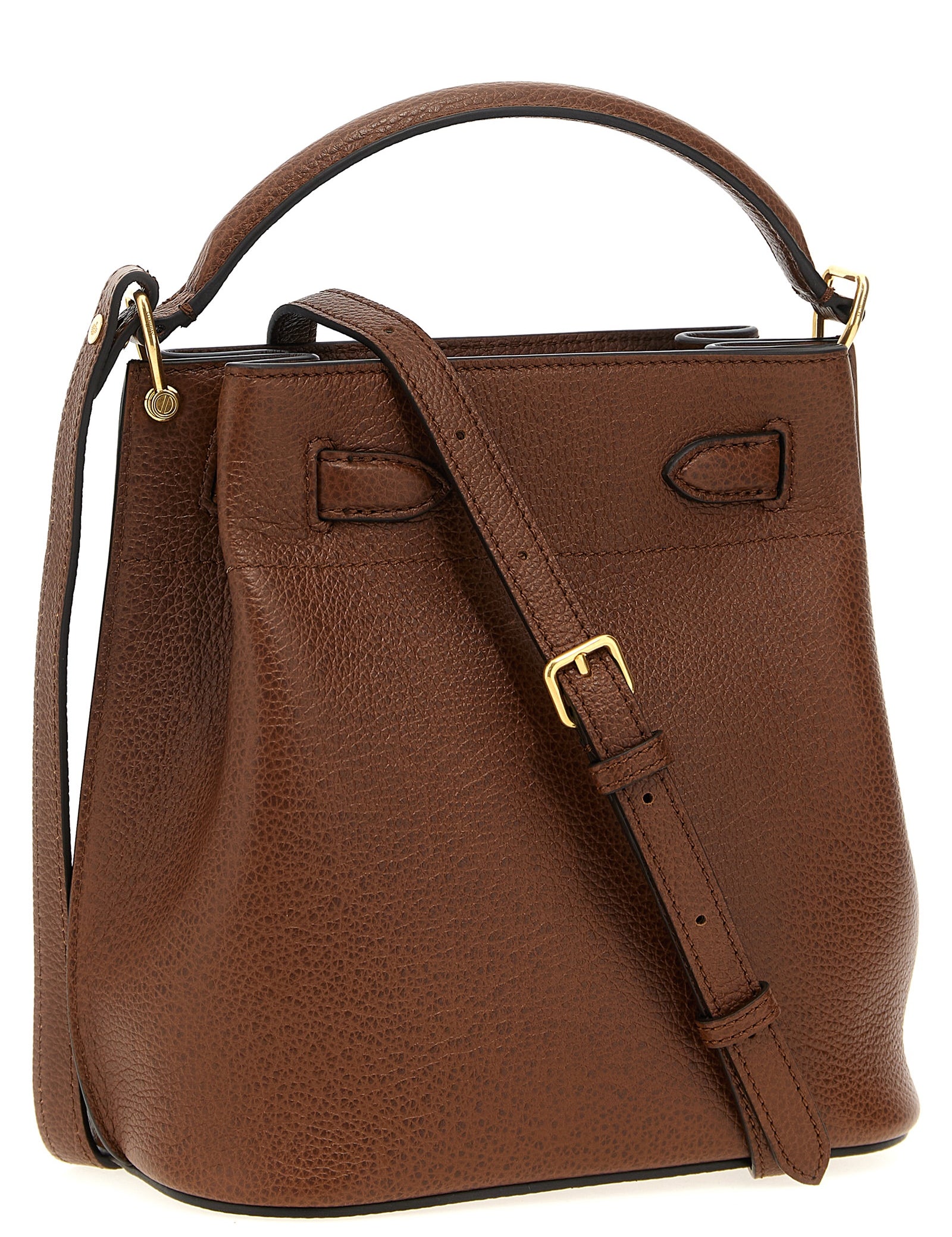 Mulberry Brown Calfskin Crossbody Bag