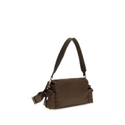 Prada Brown Recycled Polyamide Shoulder Bags