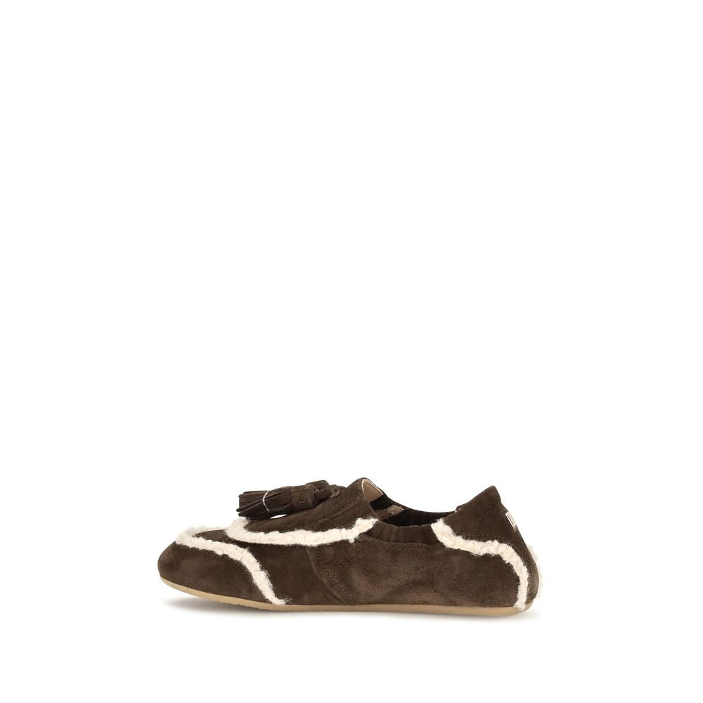 Fratelli Rossetti Brown Suede Slip-On Loafers
