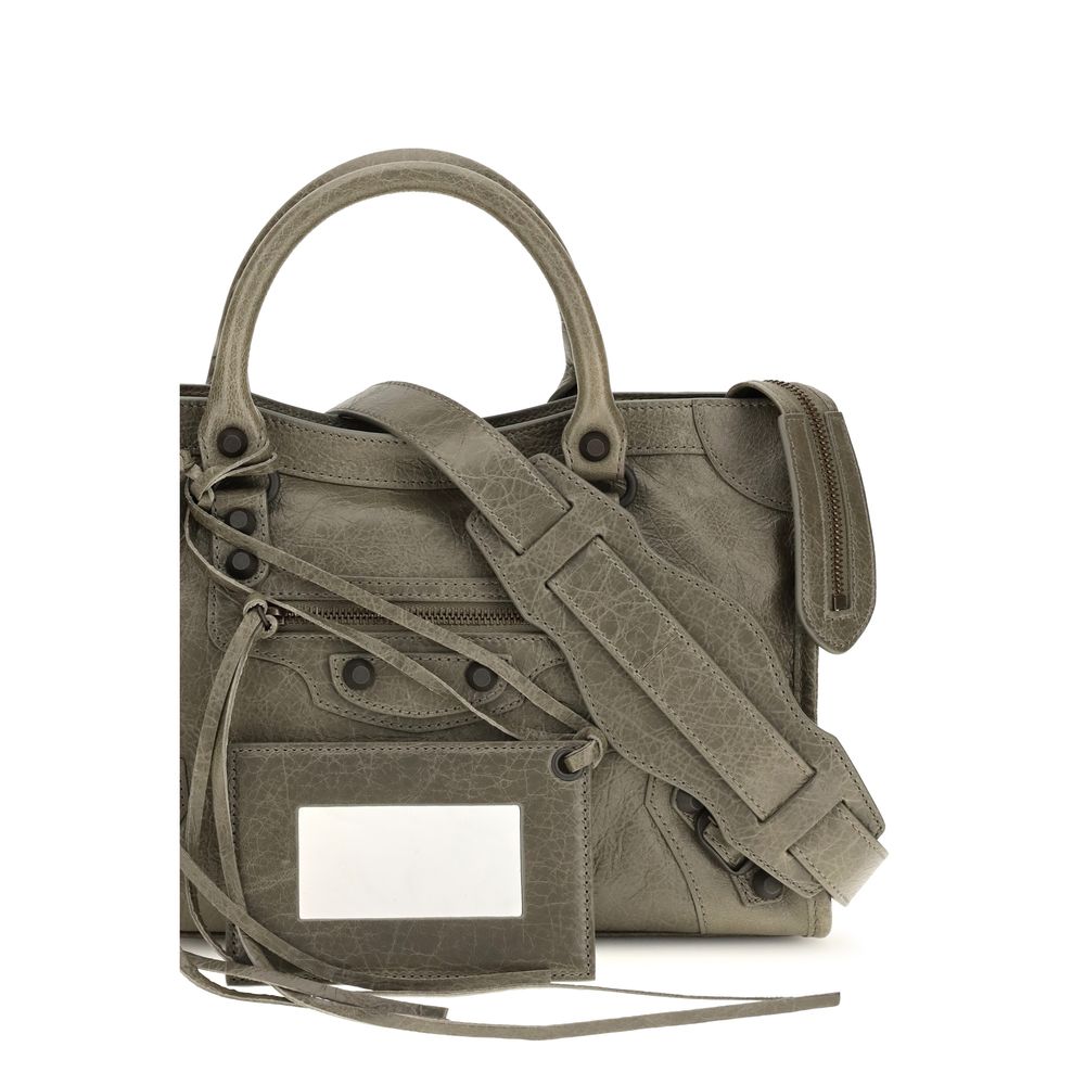 Balenciaga Bicolor Lambskin Handbag