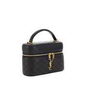 Saint Laurent Black Lambskin Shoulder Bag