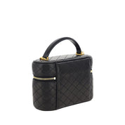Saint Laurent Black Lambskin Shoulder Bag
