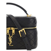 Saint Laurent Black Lambskin Shoulder Bag