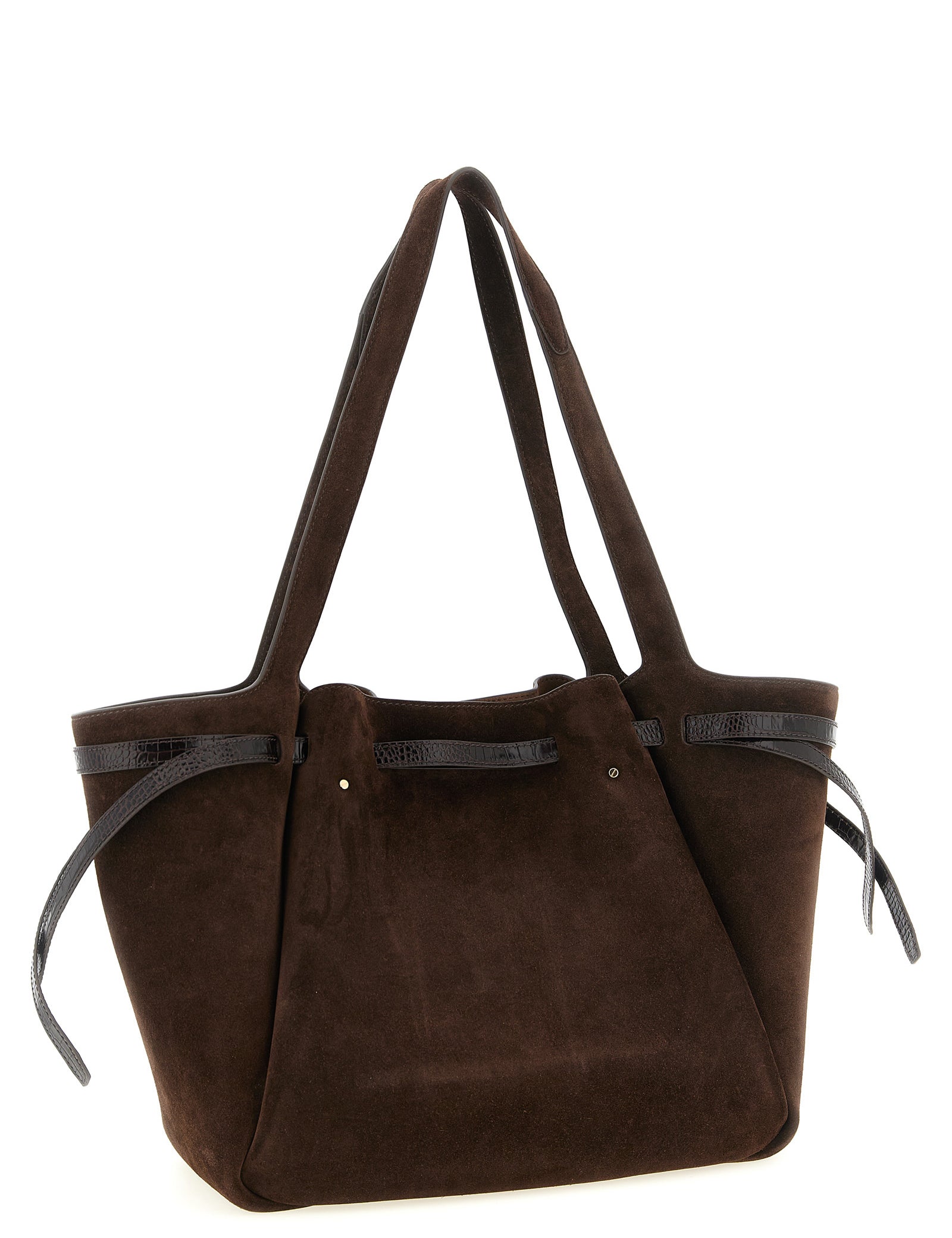 Tory Burch Brown Leather Tote Bag