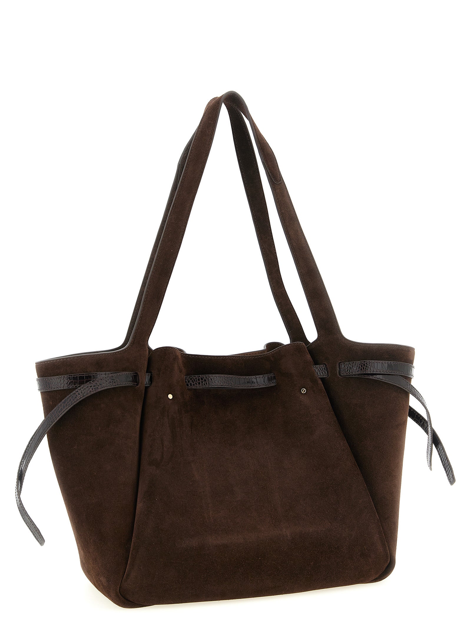 Tory Burch Brown Leather Tote Bag