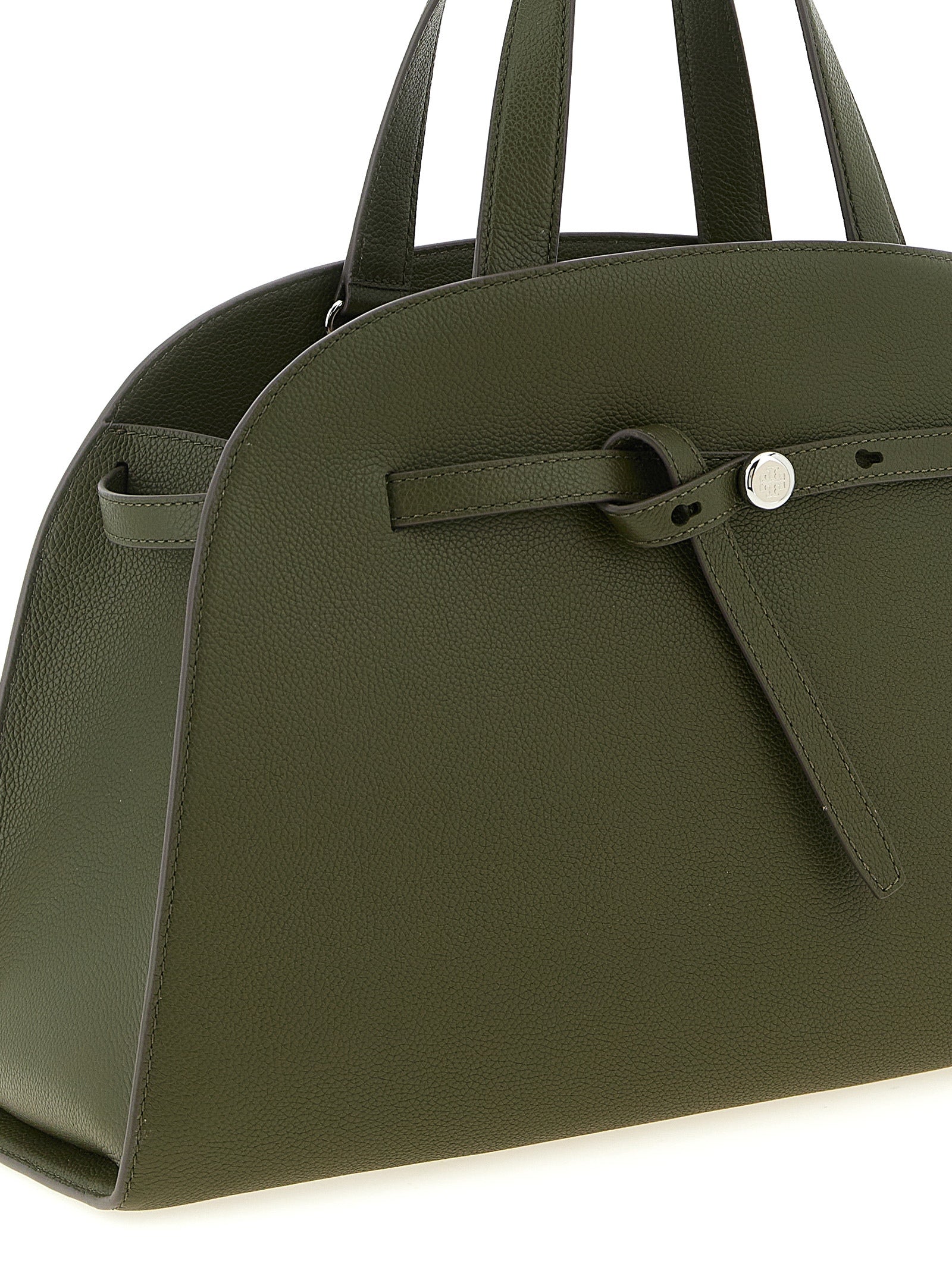 Tory Burch Green Cow Leather Handbag