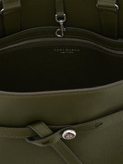 Tory Burch Green Cow Leather Handbag