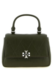 Tory Burch Green Leather Mini Handbag