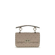 Valentino Garavani Pink Calf Leather Shoulder Bag