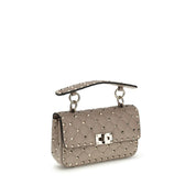 Valentino Garavani Pink Calf Leather Shoulder Bag