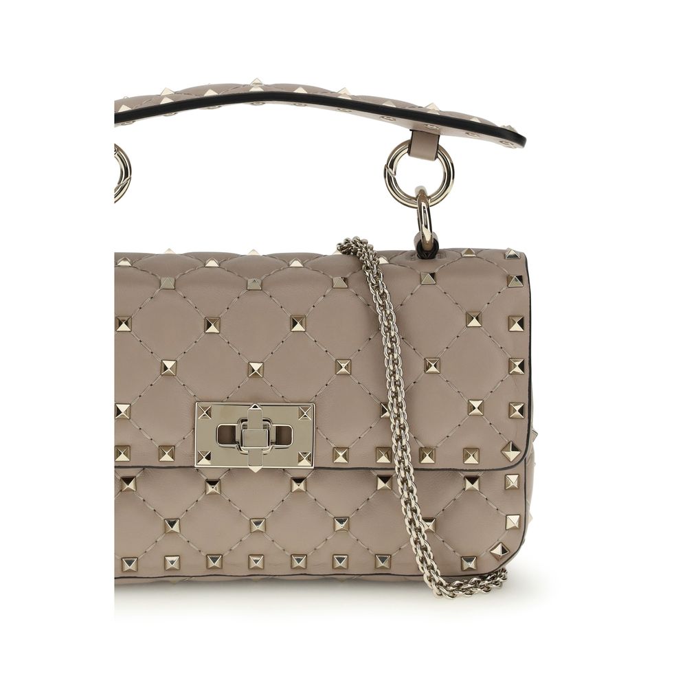 Valentino Garavani Pink Calf Leather Shoulder Bag