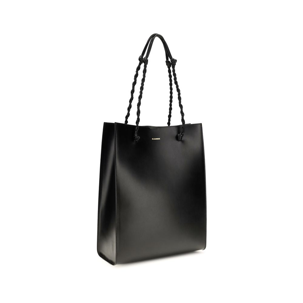 Jil Sander Black Calf Leather Shoulder Bag