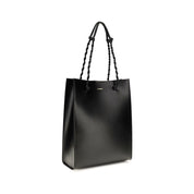Jil Sander Black Calf Leather Shoulder Bag