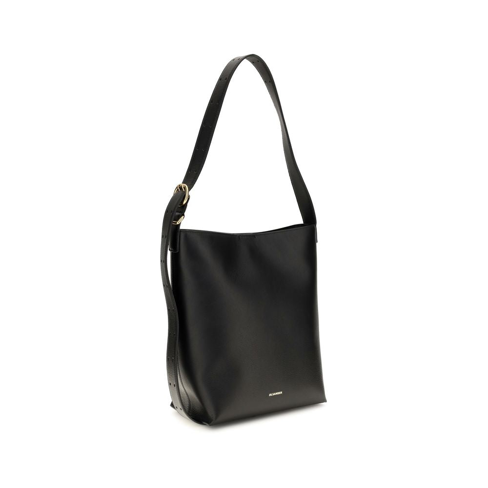 Jil Sander Black Calf Leather Handbag