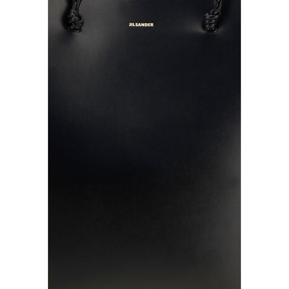 Jil Sander Black Calf Leather Shoulder Bag