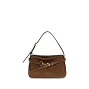 Miu Miu Brown Lambskin Shoulder Bag