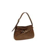 Miu Miu Brown Lambskin Shoulder Bag