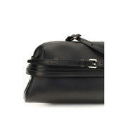 Moschino Black Goatskin Shoulder Bag