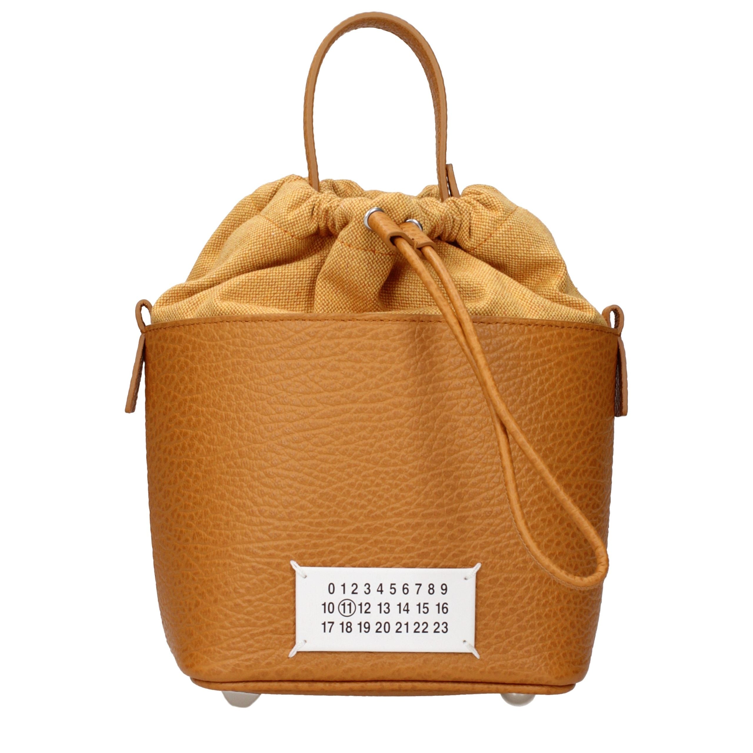 Maison Margiela Brown Leather Handbags