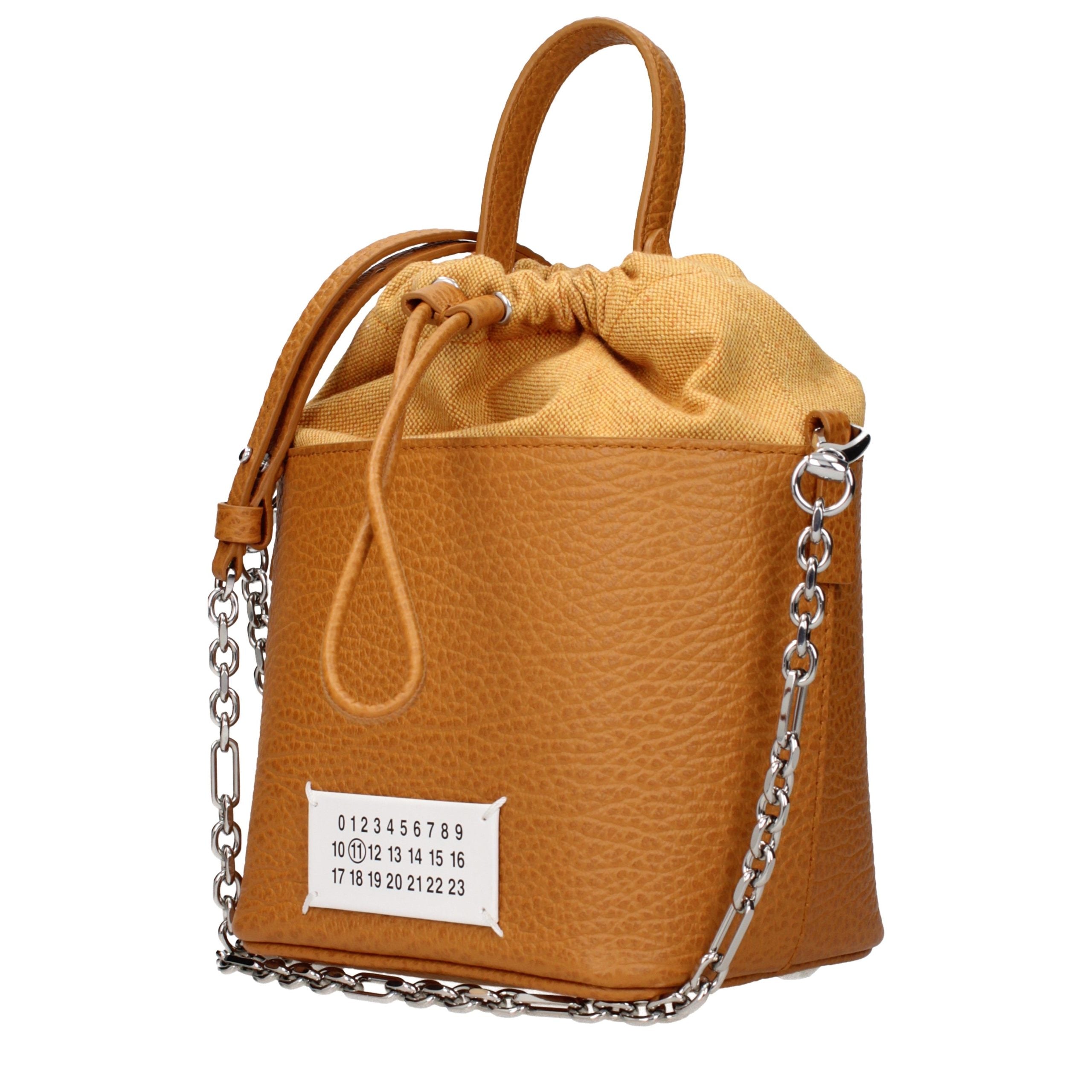 Maison Margiela Brown Leather Handbags
